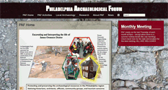 Desktop Screenshot of phillyarchaeology.net